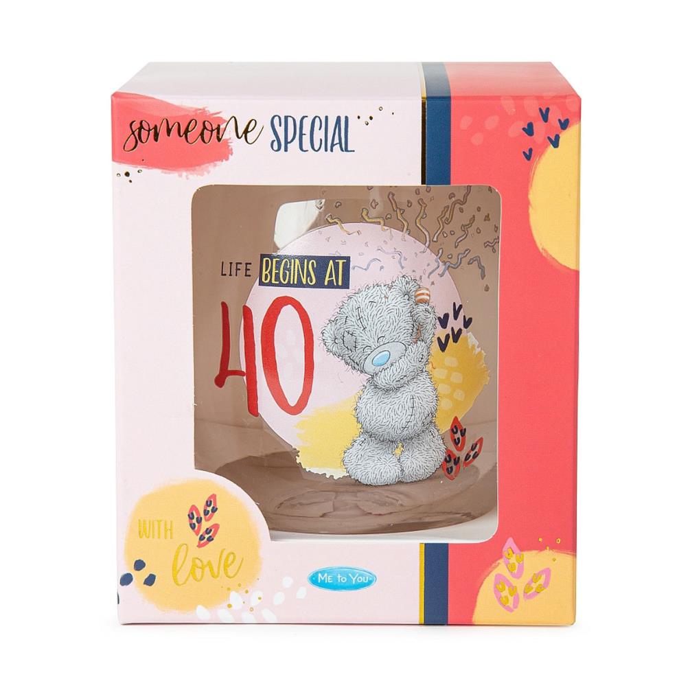 40th Birthday Me to You Bear Boxed Stemless Glass Extra Image 1